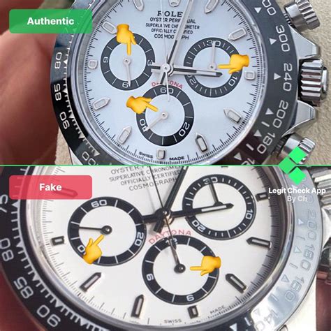 how to tell a real rolex daytona from a fake|fake Rolex daytona for sale.